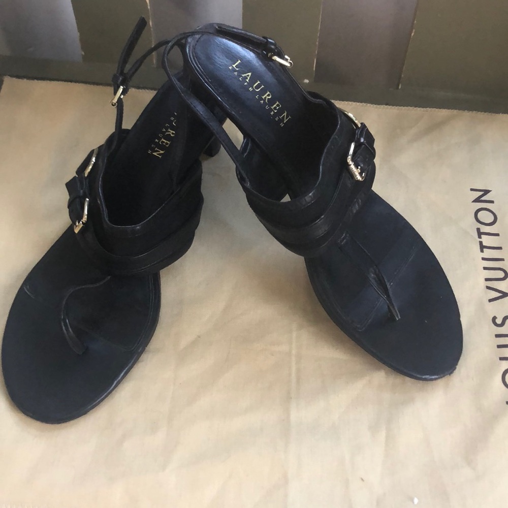 Lauren by Ralph Lauren thong sling backs